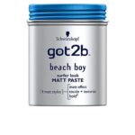 Schwarzkopf Mass Market Got2B Pasta Opaca Per Capelli Look Surfer Stile Spiaggia