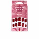 Elegant Touch Polished Colour Kit Unghie Squoval Ricco Rosso Tendenza TikTok Unghie Perfette