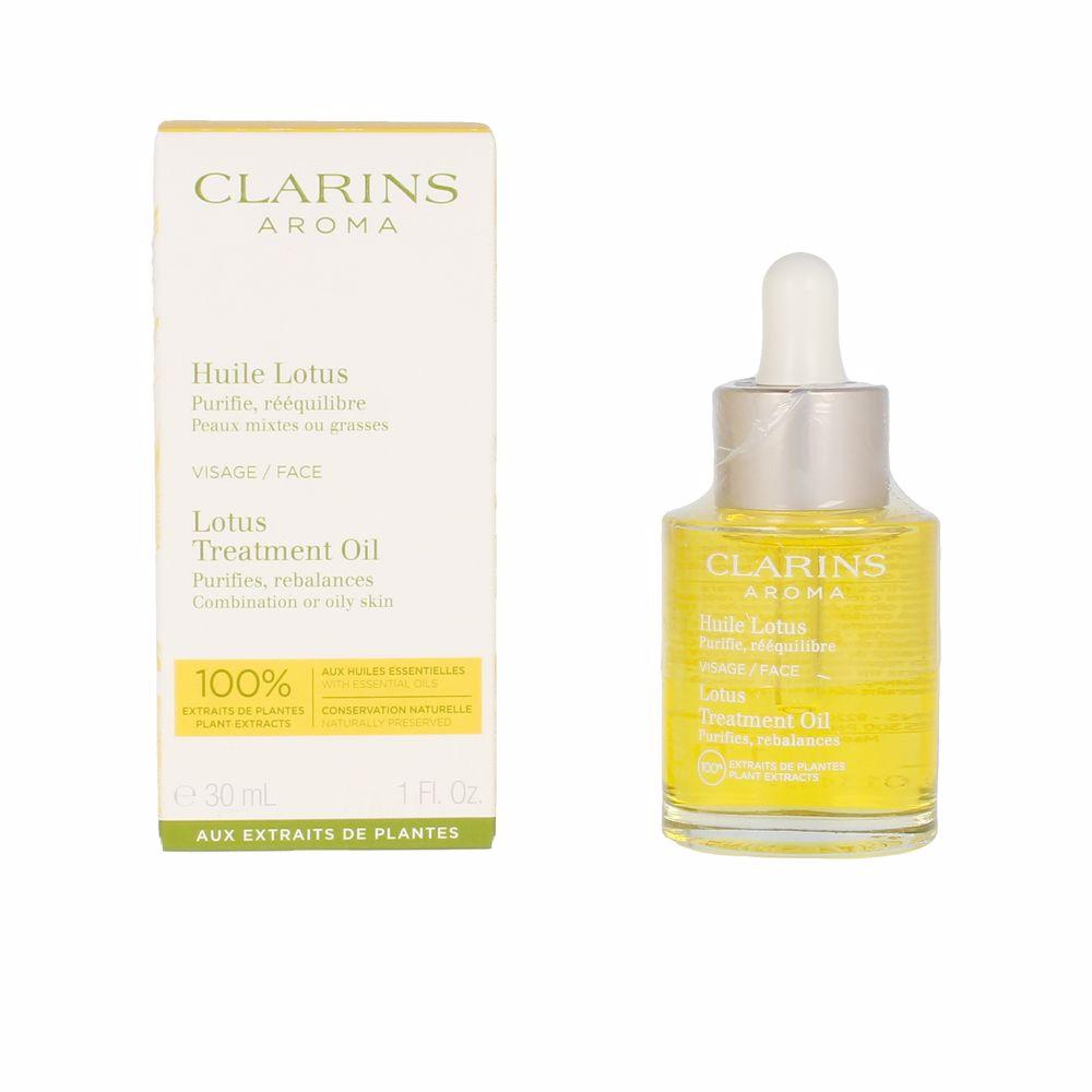 DP166036NE Clarins Huiles Lotus Olio Viso Per Pelle Mista Pori Ridotti - immagine 1