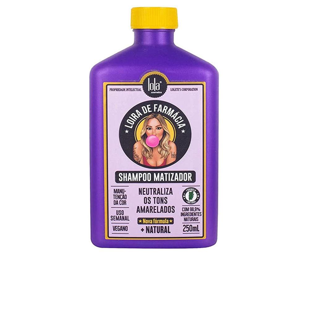 DP166336NE Lola Cosmetics Loira De Farmácia Shampoo Matizador Per Capelli Biondi Radianti - immagine 1