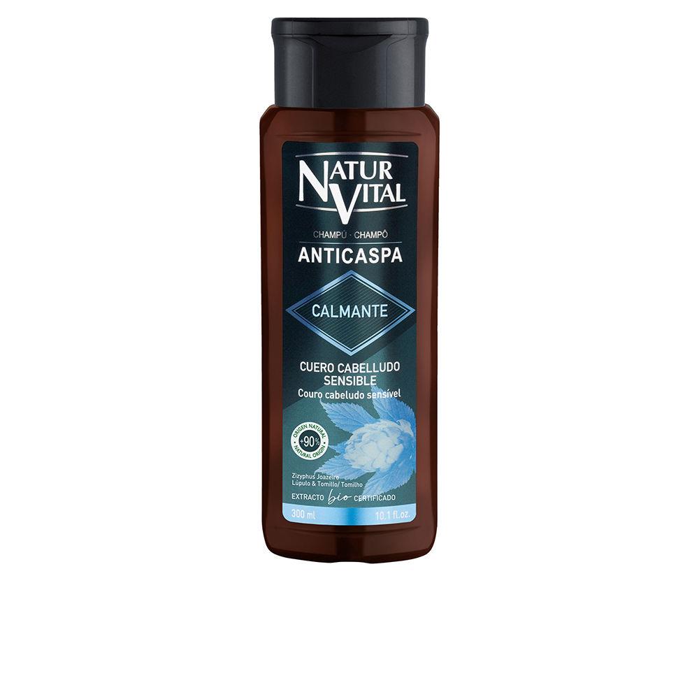 DP178300NE Natur Vital Champú Anticaspa Shampoo Per Uomini Sensibili Calmante Antiforfora Cura Delicata - immagine 1