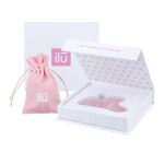 Ilū Gua Sha Stone Ilū Pietra Gua Sha Quarzo Rosa Pelle Tonica Naturalmente