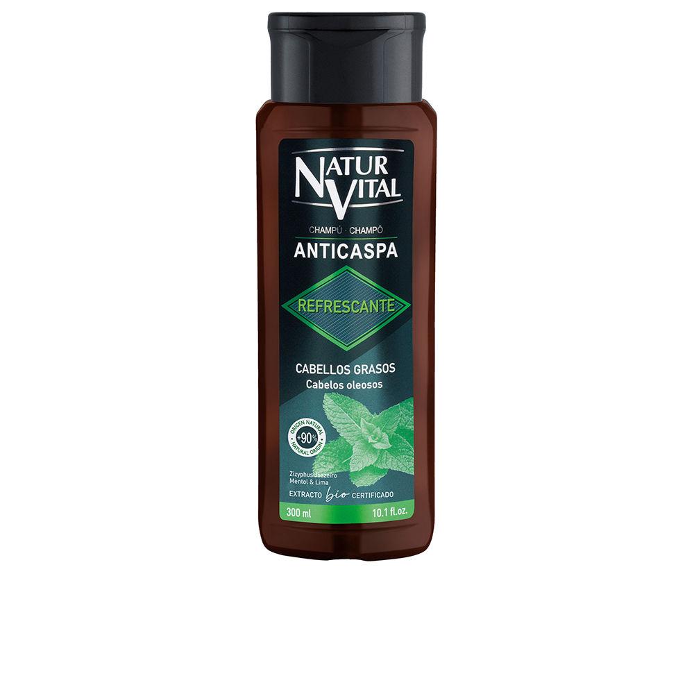 DP182318NE Natur Vital Champú Anticaspa Shampoo Per Capelli Grassi Freschezza E Benessere - immagine 1