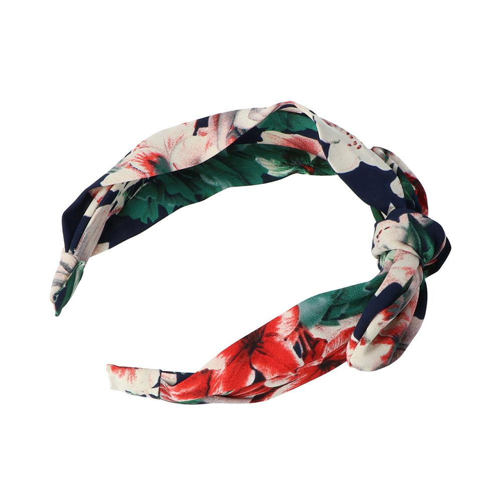 DP185453NE Inca Diadema Fascia Per Capelli In Tessuto Con Fiocco - immagine 1