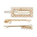 Inca Inca Horquillas Clip Per Capelli Perle Bianche Eleganza E Stile Unico