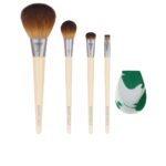 Ecotools The Core Five Lote Set Pennelli Trucco E Spugnetta Bellezza Eco Sostenibile