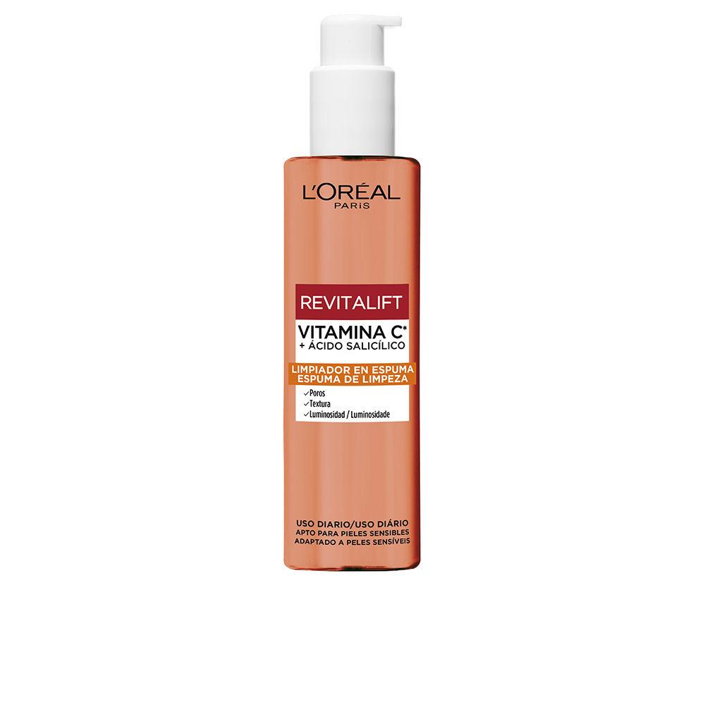 DP188691NE L'Oréal Paris Revitalift Vitamina C + Acido Salicilico Detergente Schiumogeno Viso Pelle Radiosa - immagine 1
