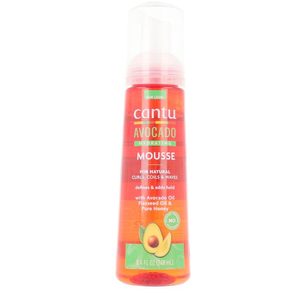 DP192446NE Cantu Avocado Hydrating Styling Mousse Ricci Perfetti Tutto Il Giorno - immagine 1
