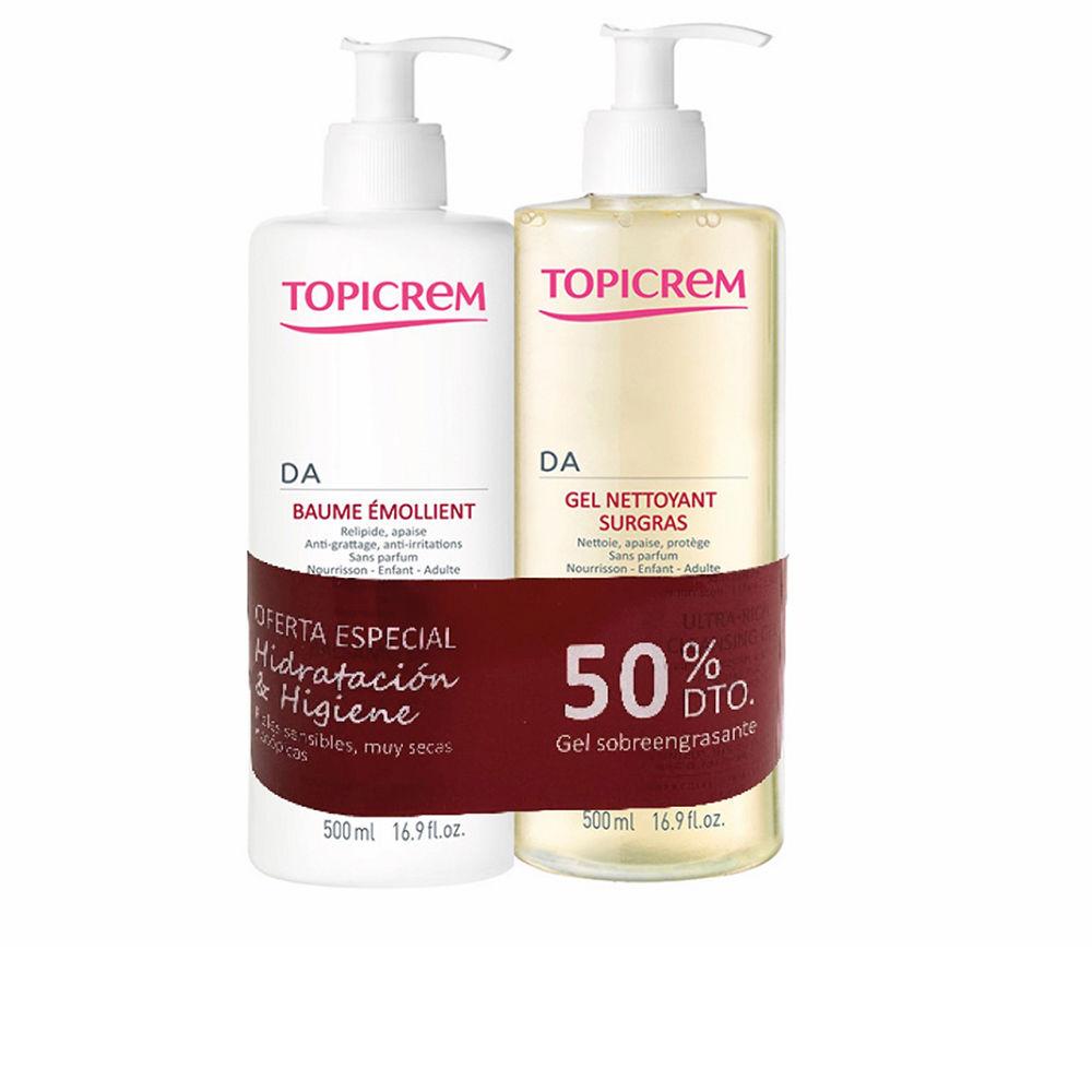 DP194387NE Topicrem Da Topicrem Pack Cosmetico Balsamo Emoliente E Gel Detergente Detersione Profonda Idratazione 24H - immagine 1