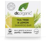 Dr Organic Árbol Del Té Y Limón Shampoo Solido Purifica Capelli Grassi