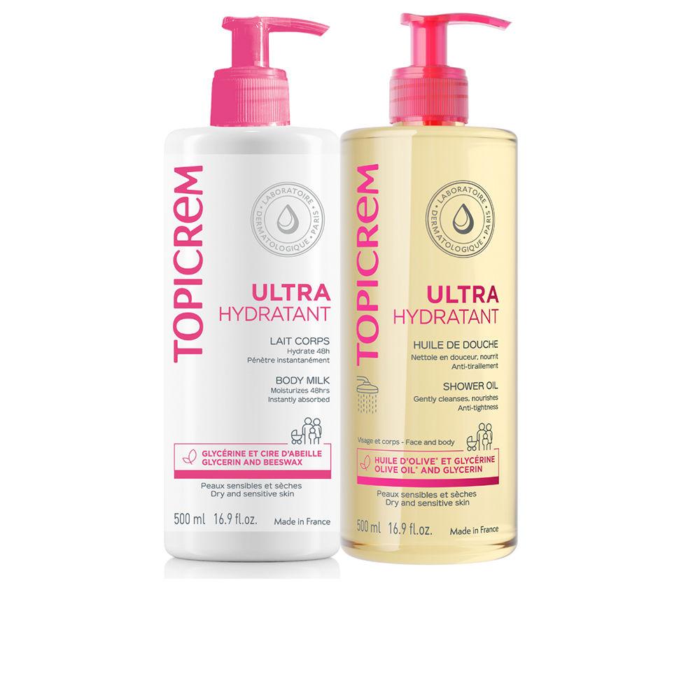 DP197101NE Topicrem Uh Set Corpo Latte Ultra Idratante E Olio Doccia Idratazione Lunga 24 Ore - immagine 1