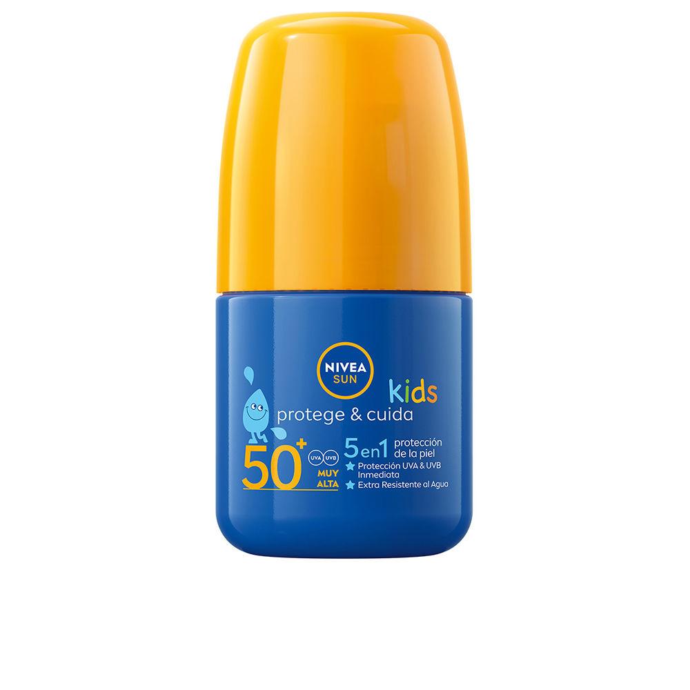 DP198949NE Nivea Nivea Sun Kids Roll On Crema Solare SPF 50 Protezione Totale Senza Residui - immagine 1