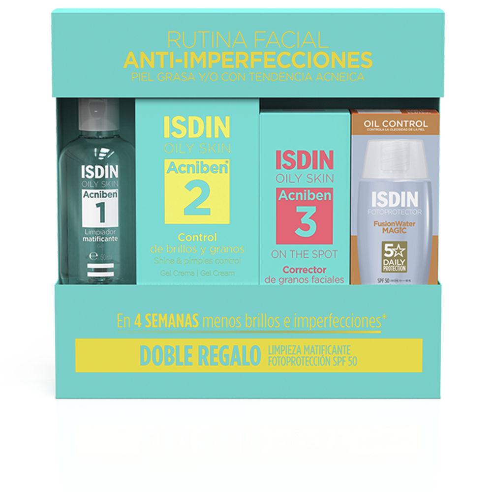 DP206939NE Isdin Acniben Set Cosmetico Controllo Lucidità Per Pelle Acneica Pelle Equilibrata Senza Imperfezioni - immagine 1