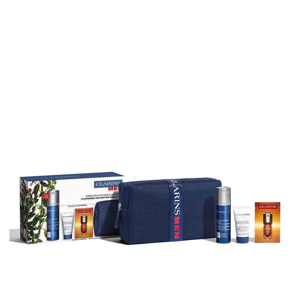 DP216097NE Clarins Clarins Men Set Cosmetico Viso Gel Crema Anti Invecchiamento E Rassodante Pelle Più Giovane - immagine 1