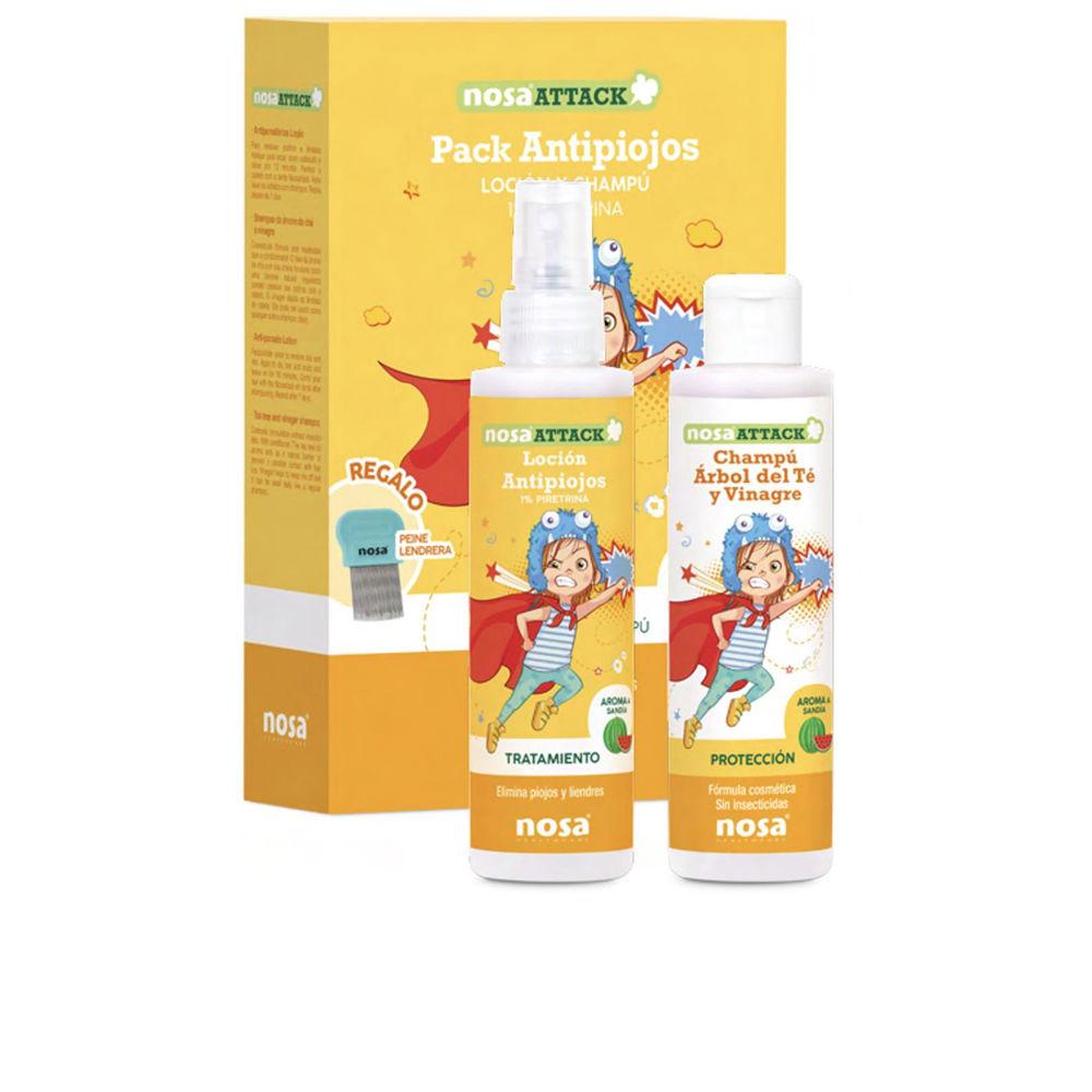 DP217403NE Nosa Attack Kit Cosmetico Anti Pidocchi Protezione Efficace - immagine 1