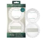 Ecotools Makeup Brushes Ecotools Sea Gems Pearl Puff Cosmetico Con Custodia E Specchio Finitura Opaca Perfetta