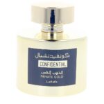 Lattafa Confidential Private Gold Profumo Eau De Perfume Fiorato Fruttato Unisex
