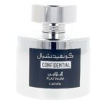 Lattafa Confidential Platinum Profumo Eau De Parfum Eleganza Fresca Unisex