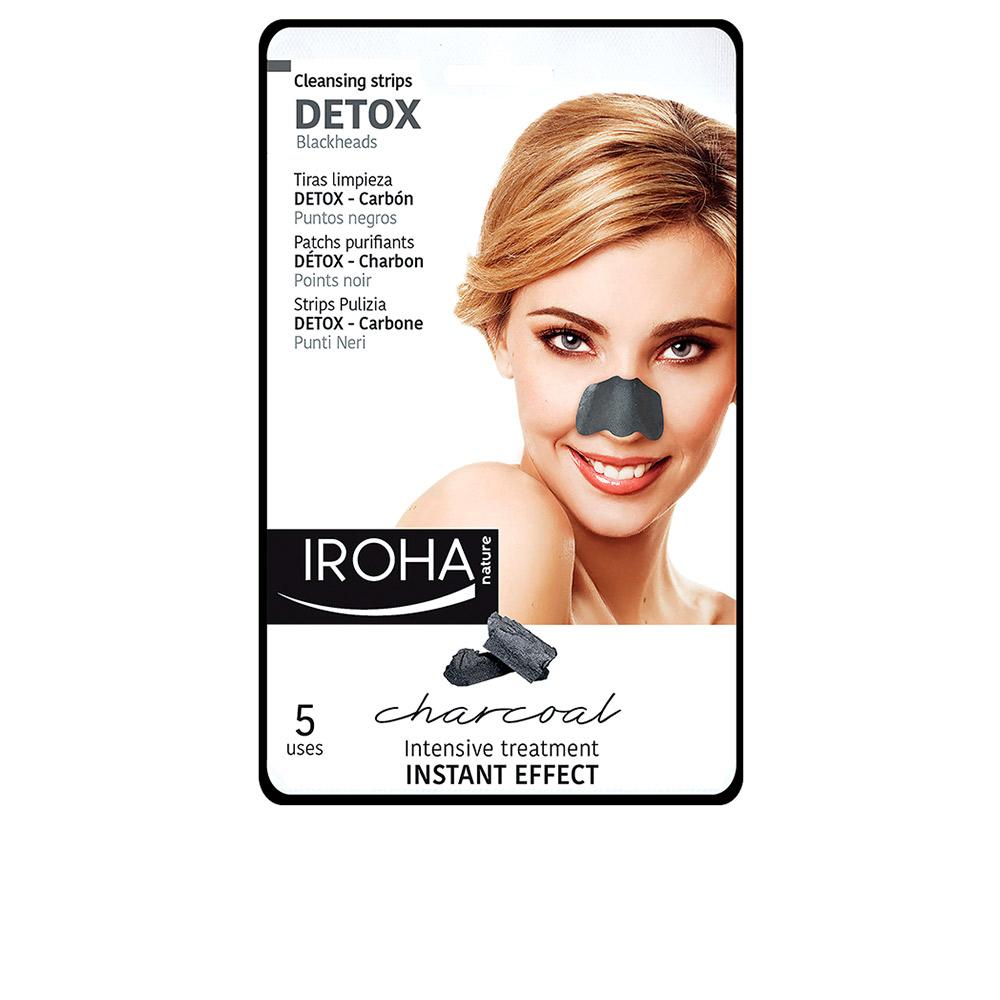 DP89517NE Iroha Detox Charcoal Black Strisce Purificanti Per Il Naso Elimina Punti Neri - immagine 1